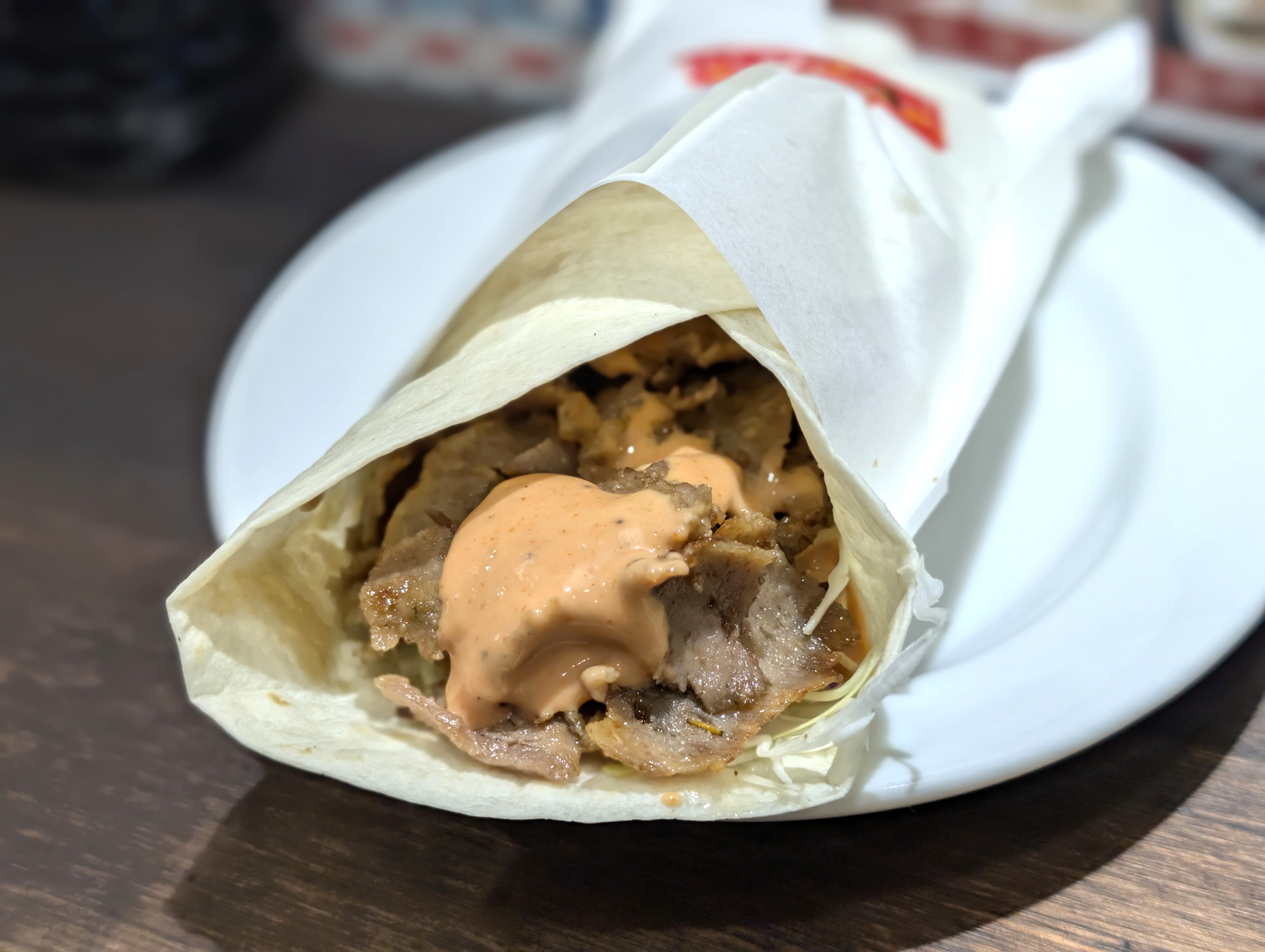 新宿、ウスキュダル、ビーフケバブラップ (1)